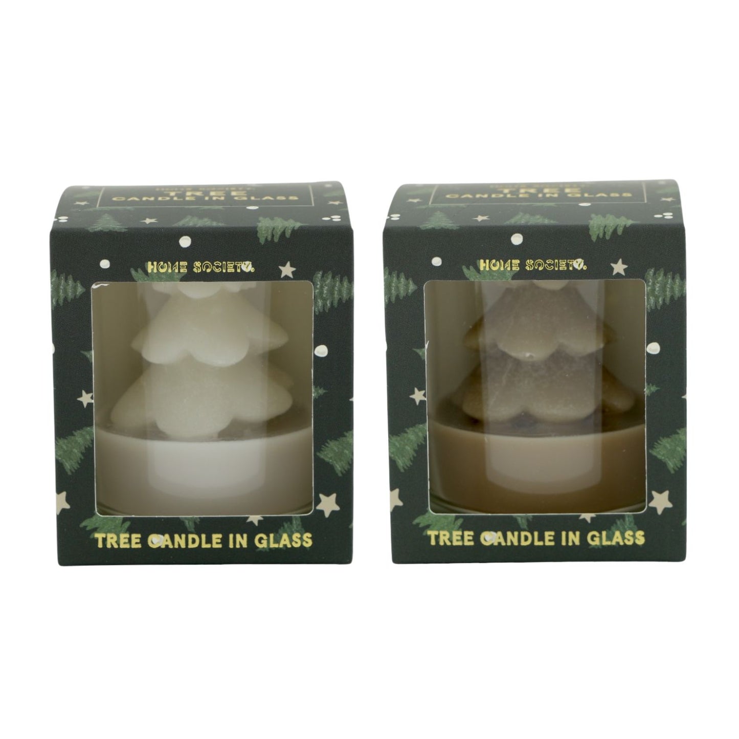 Candle Tree Xmas taupe/greige