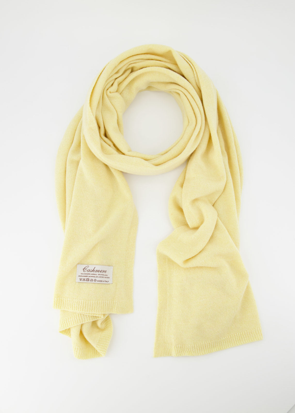 Cashemere sjaal Cassy  Geel