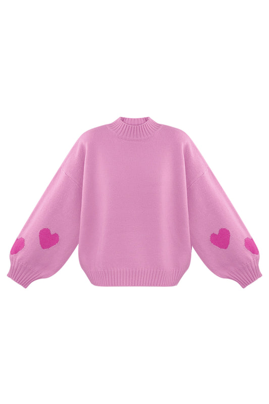 Comfort Heart trui Roze