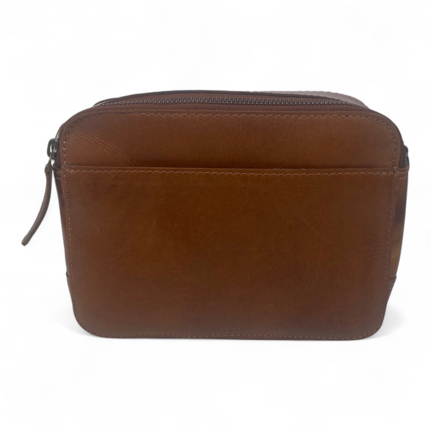 DSTRCT Alba Chique Box Bag Cognac