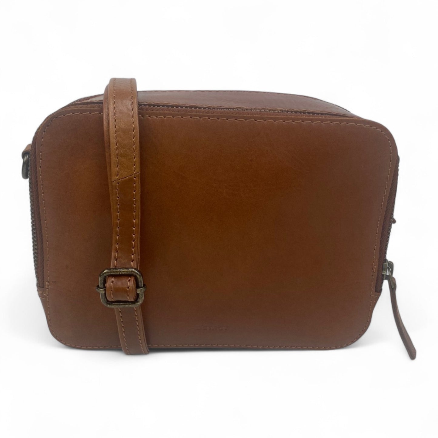 DSTRCT Alba Chique Box Bag Cognac