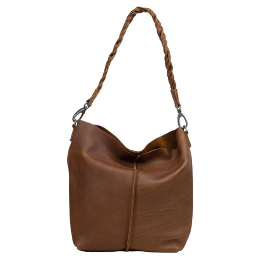 DSTRCT Preston Park Schoudertas buidel Cognac