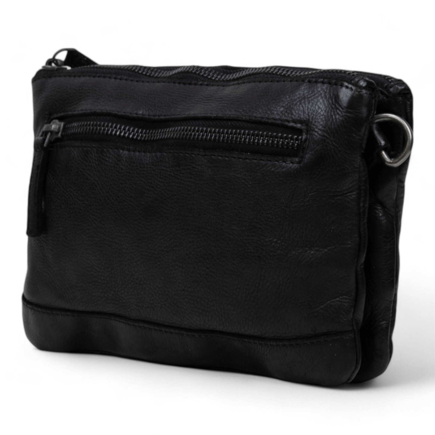 DSTRCT Schoudertas Harrington Road met dubbele rits Black