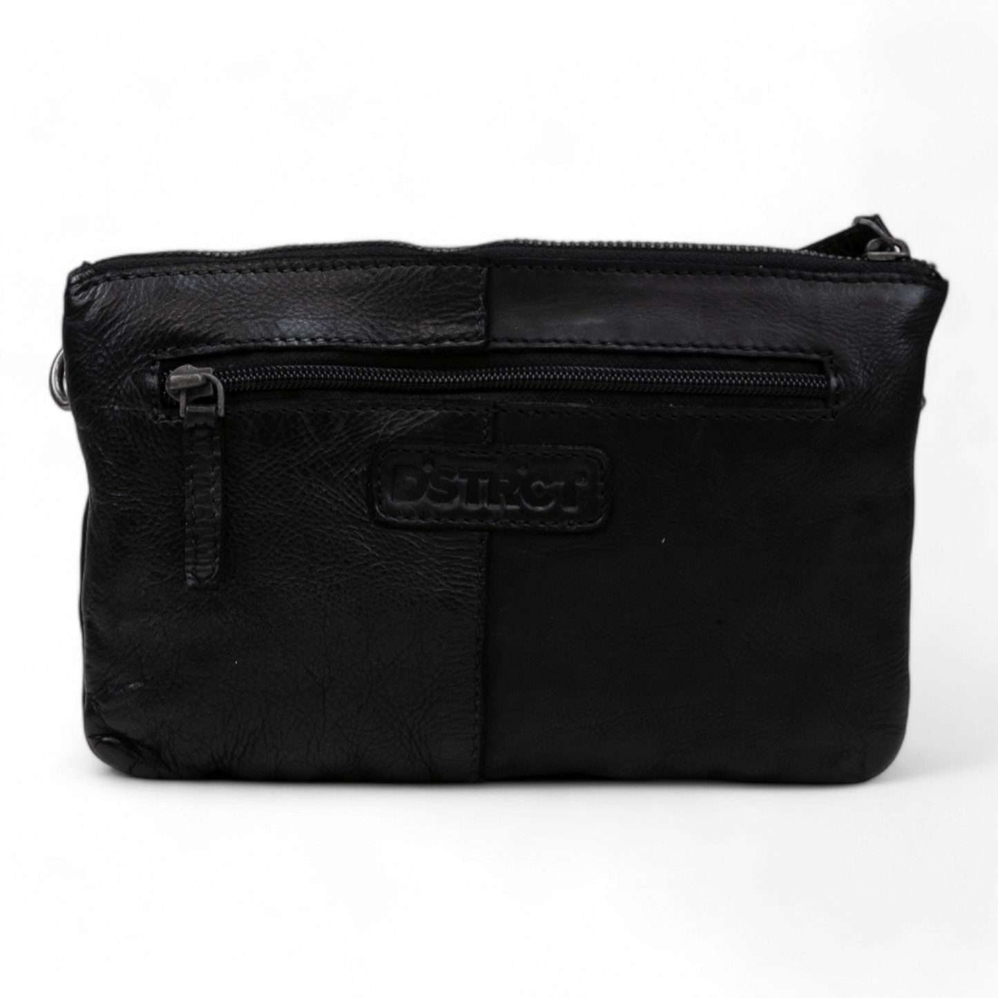 DSTRCT Schoudertas Harrington Road met dubbele rits Black