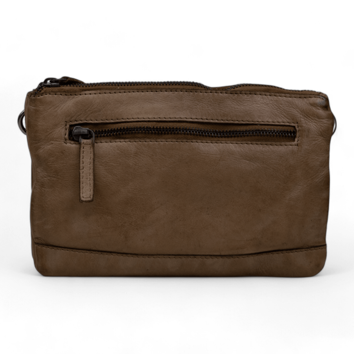 DSTRCT Schoudertas Harrington Road met dubbele rits Grey