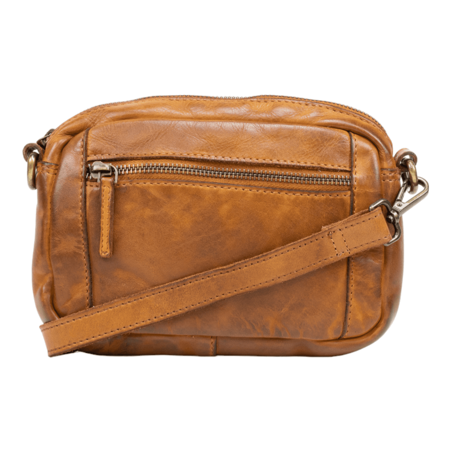 DSTRCT Schoudertas Harrington road  Cognac