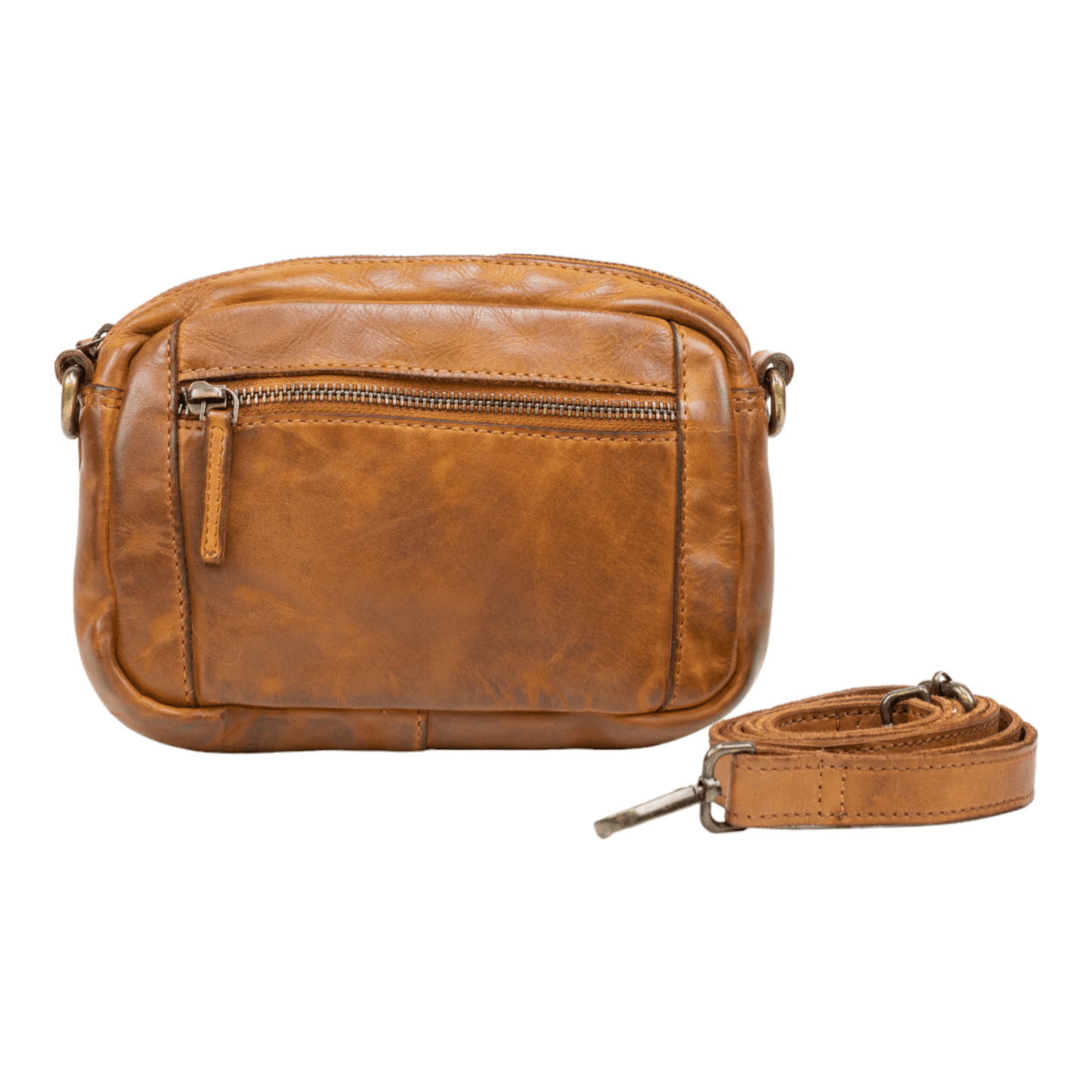 DSTRCT Schoudertas Harrington road  Cognac