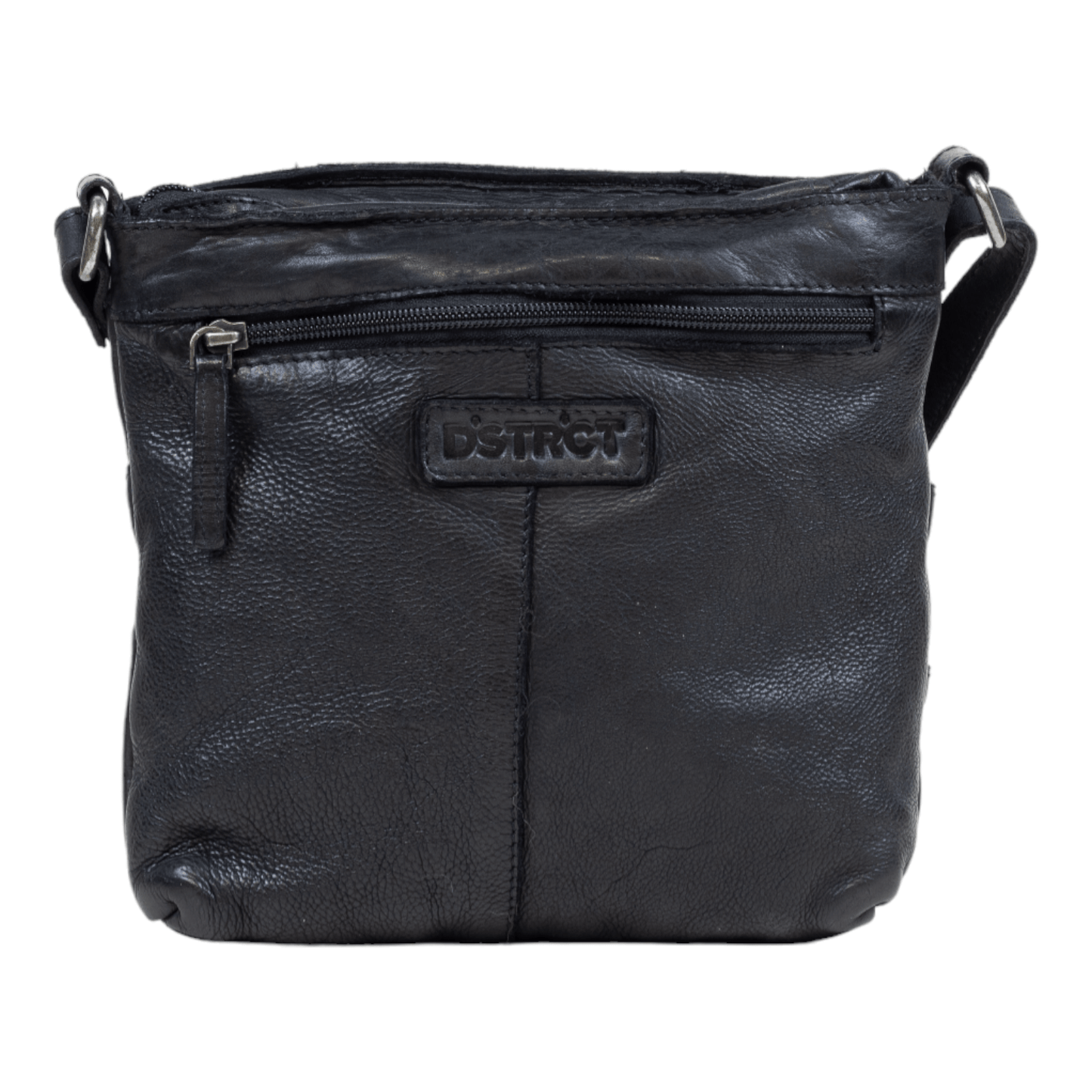 DSTRCT Schoudertasje Harrington road schuine rits Black