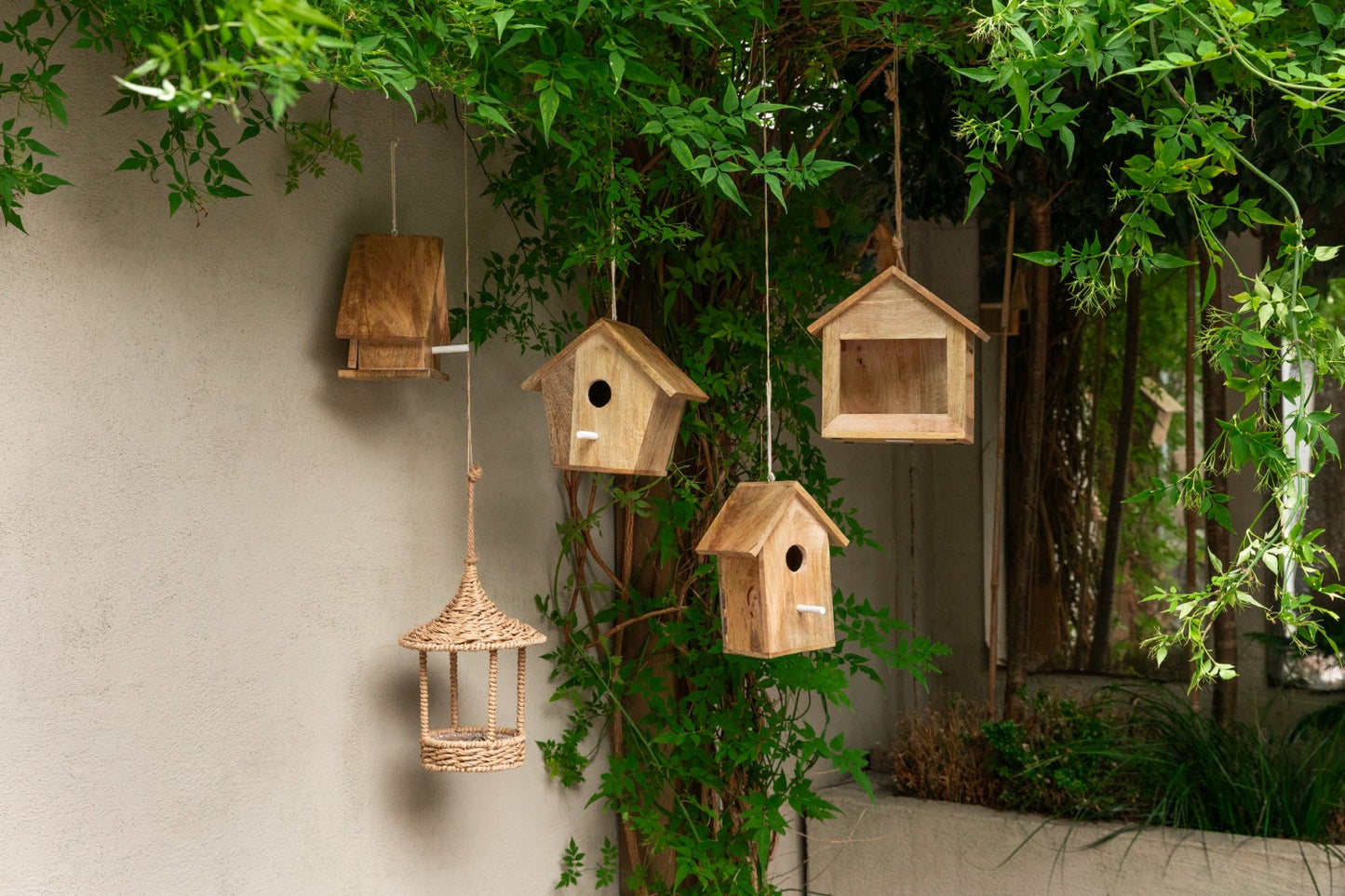 Deco Bird Feeder bruin