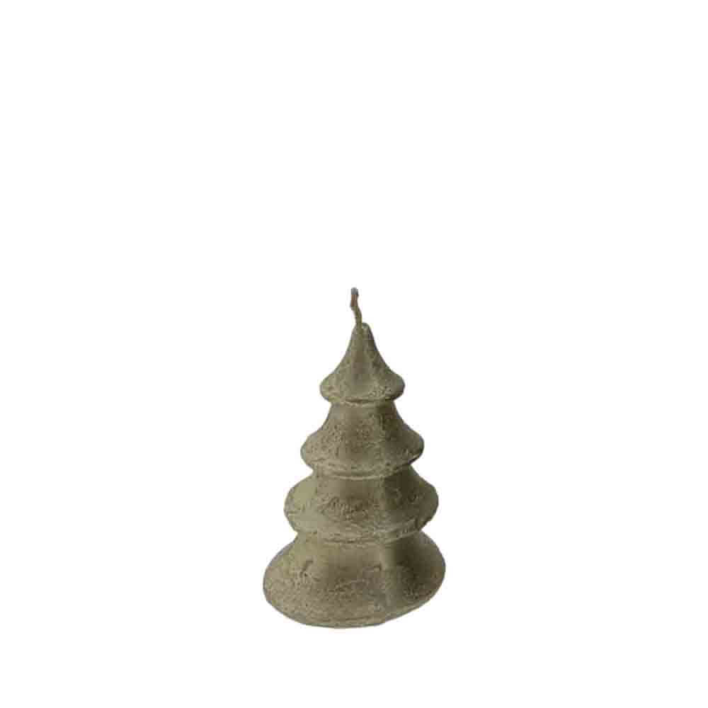 Deco Candle Layer Tree S taupe 692243