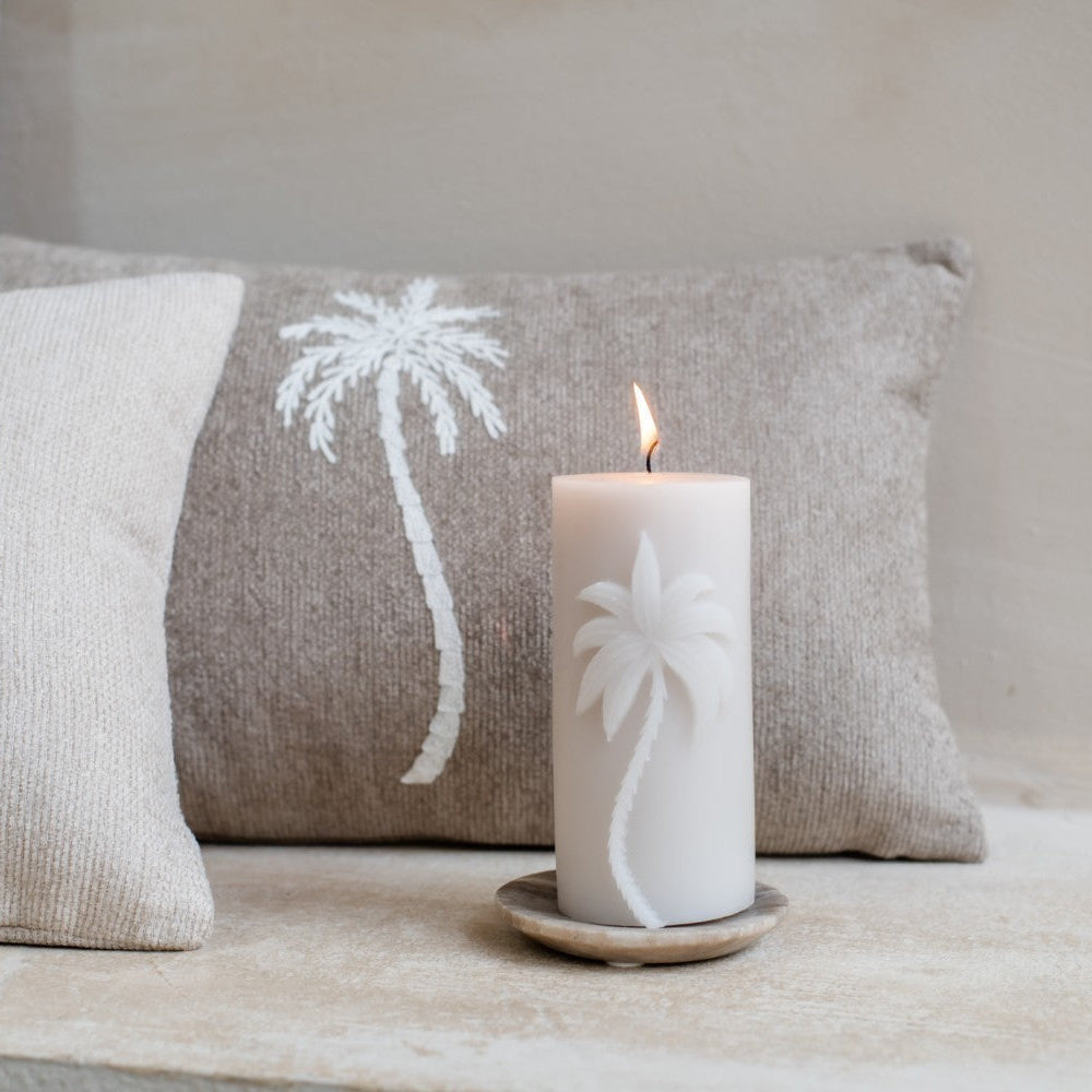 DecoKaarsHolidayPalmbeige__1