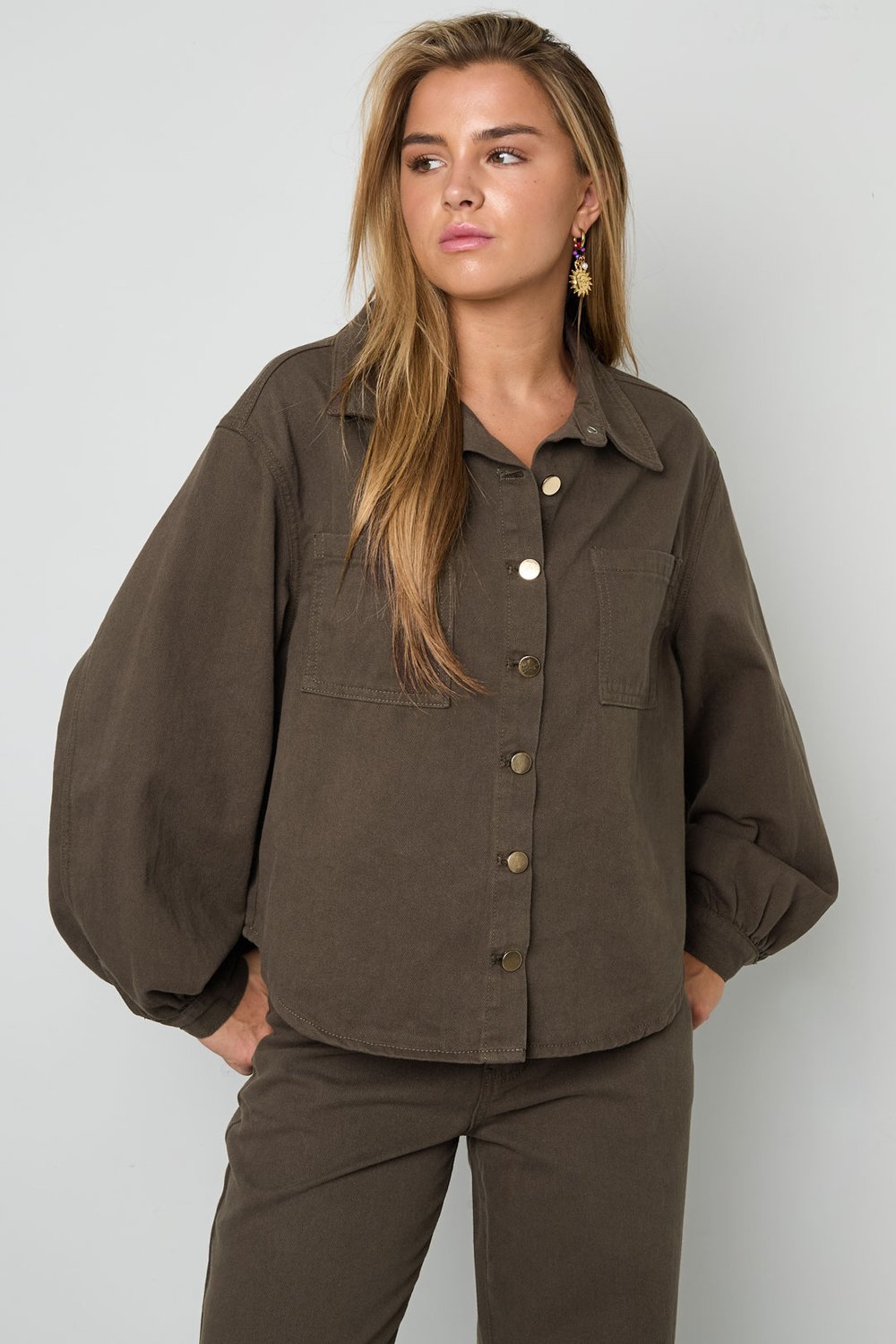 GimmeDenimSetJacketBrown__1