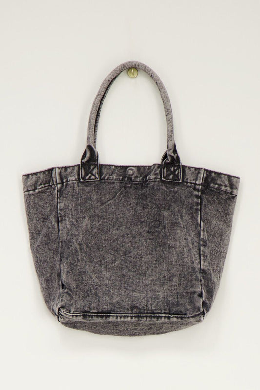 Grijze denim mini shopper