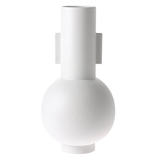 HKliving Matt white vase L ACE6807