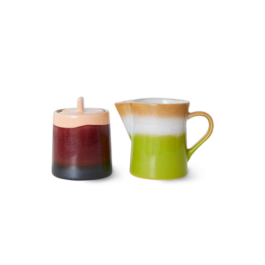 HKliving Milk jug & sugar pot, foreland ACE7279