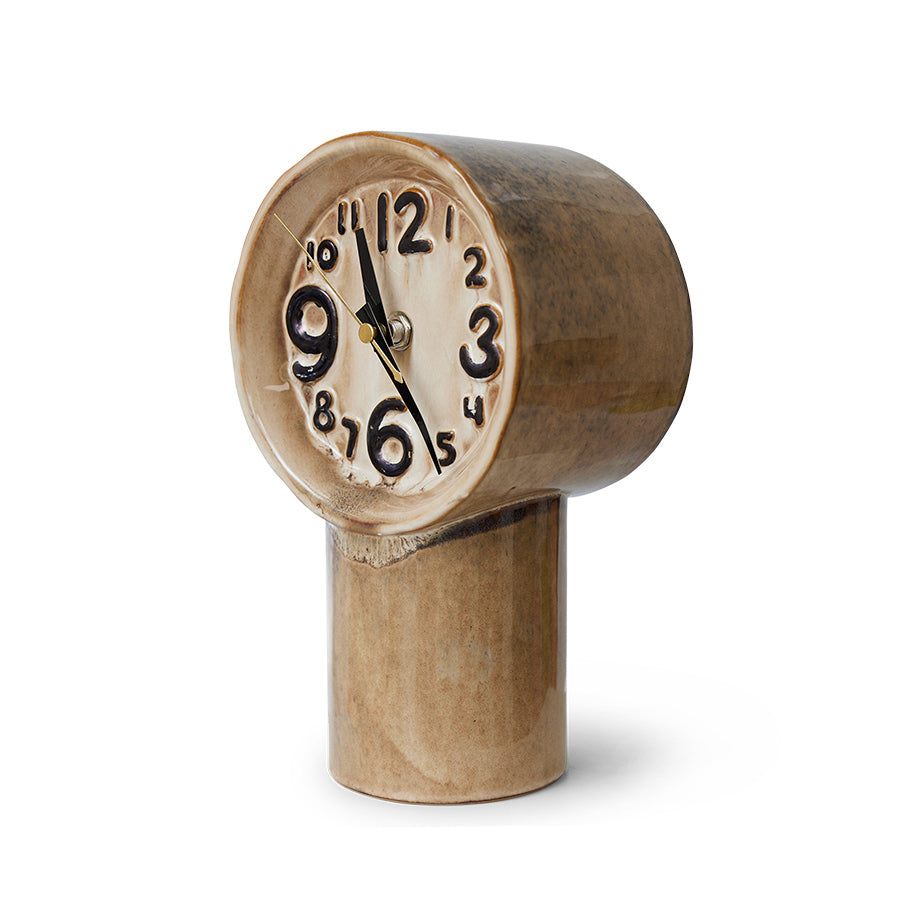 HKliving Retro ceramic clock cream