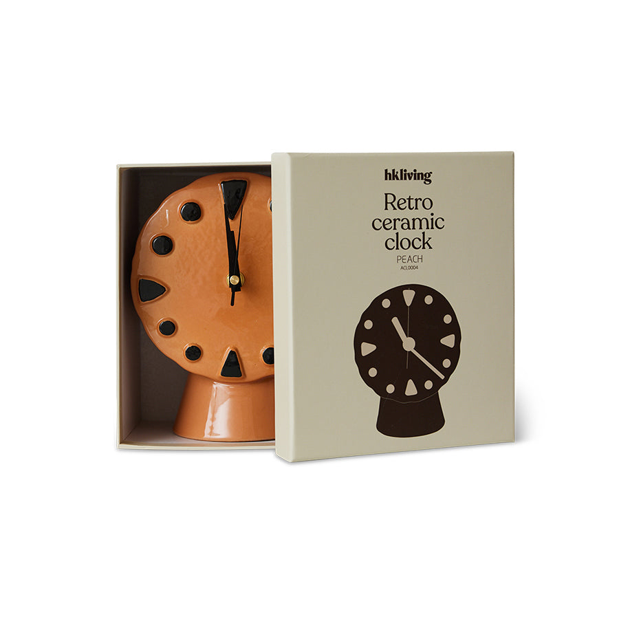 HKliving Retro ceramic clock peach
