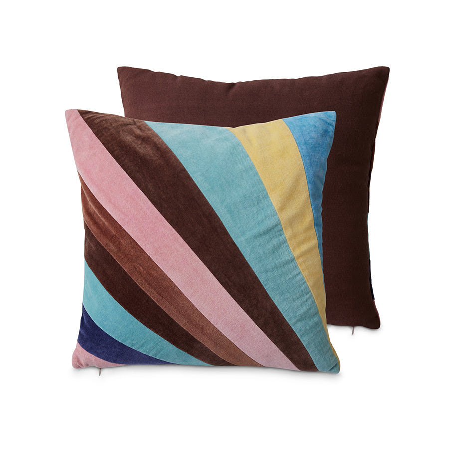 HKliving, Striped velvet cushion