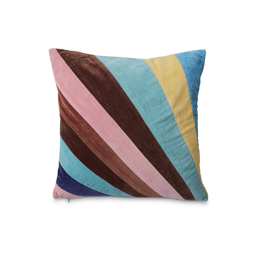 HKliving, Striped velvet cushion