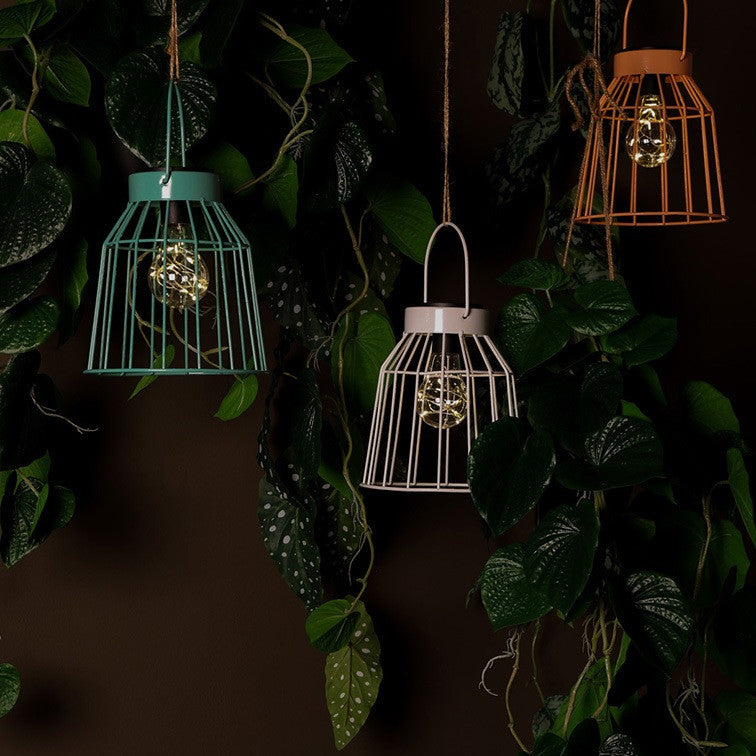 Hanglamp LED solar ro Siena perzik