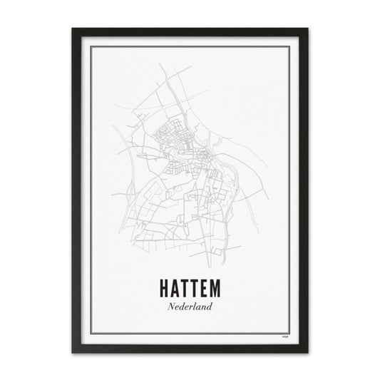 Hattem plattegrond 21x30cm 4911.9100