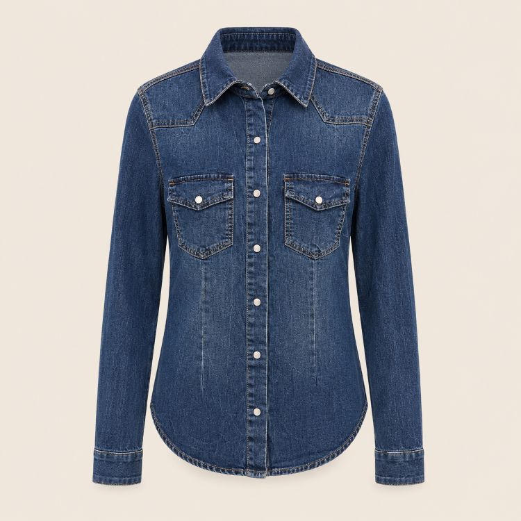 IZNAIZBlousedenimBlauw__1