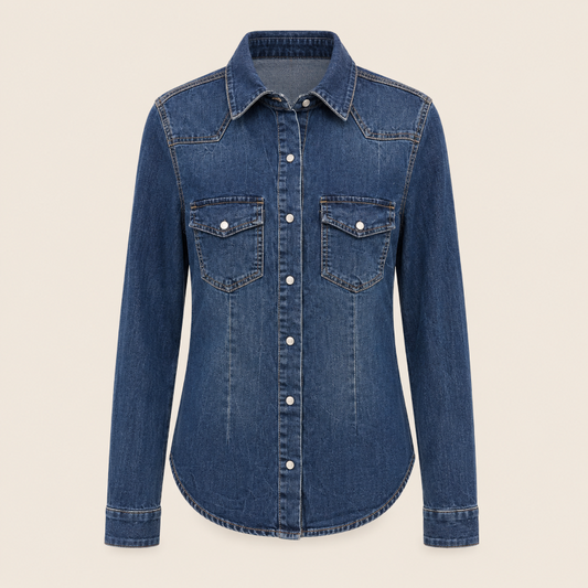 IZNAIZBlousedenimBlauw__1
