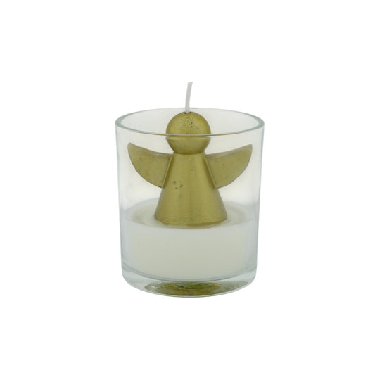 Kaars Angel Xmas goud
