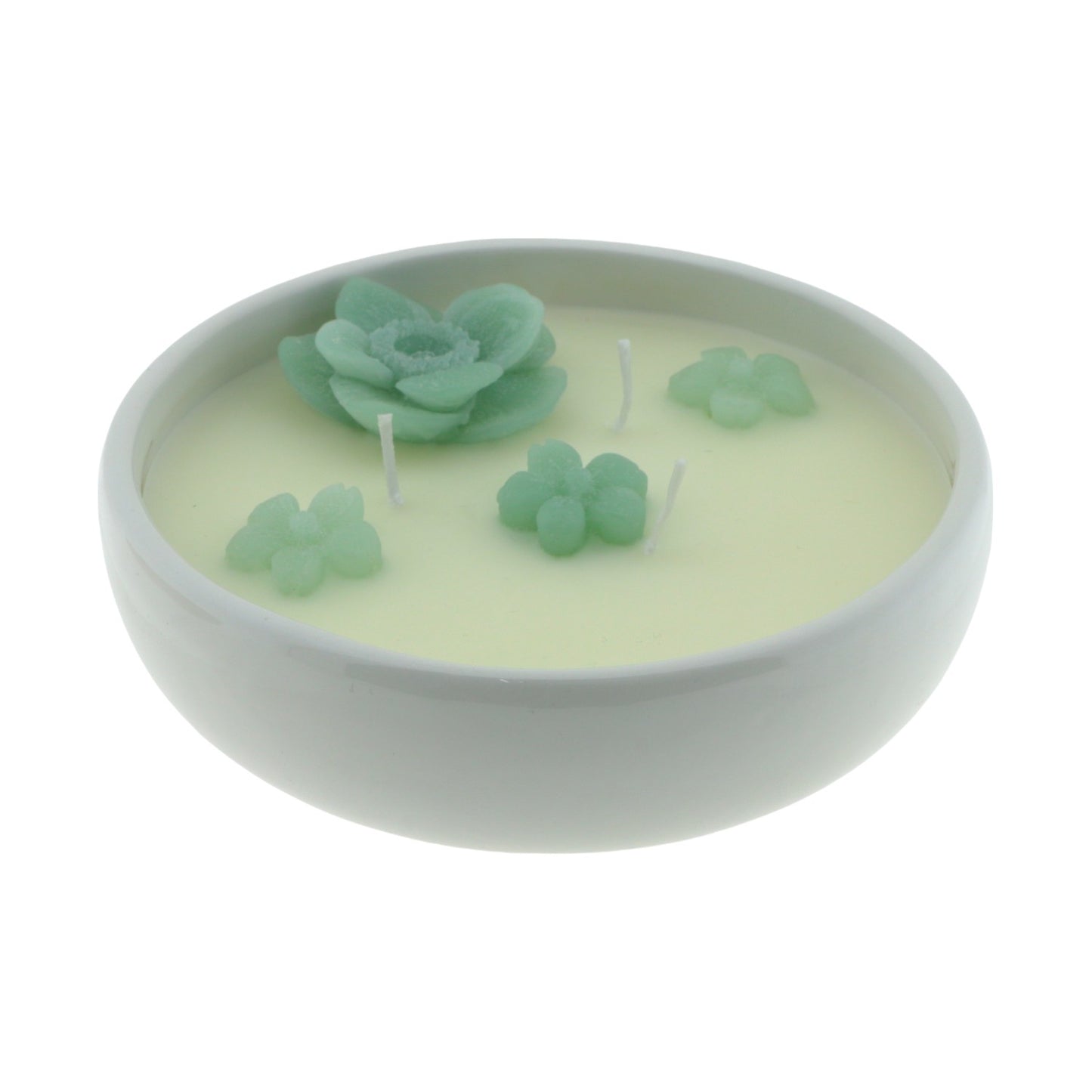 Kaars Flower Margo celadon