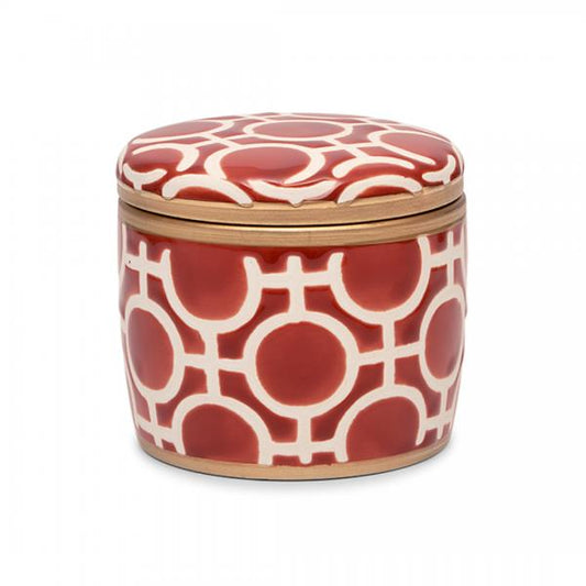 Kayori - Geurkaars - Keramiek - 200gr - Shincha - Rood