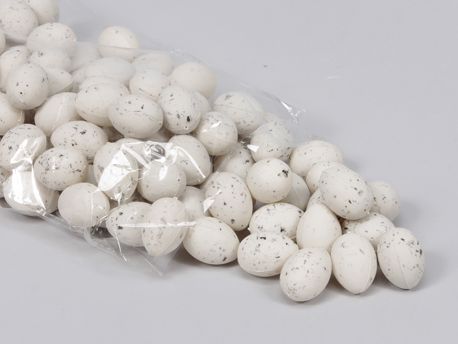 Kieviteieren Plastic 3cm Wit 10st 308000