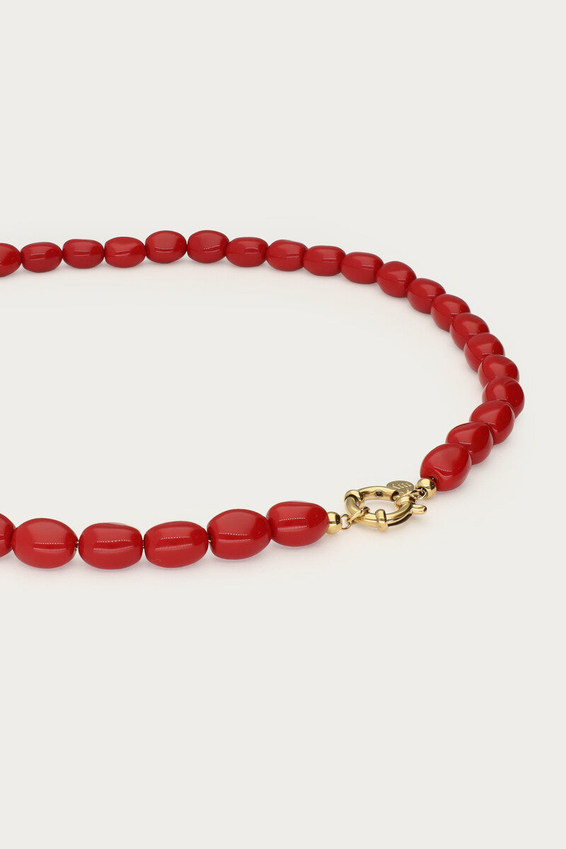 KralenkettingDonkerrood__4