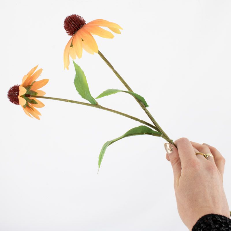 Kunstbloem Rudbeckia oranje