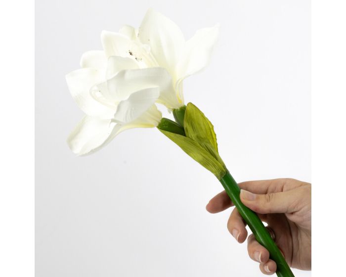 Kunstbloemamarylliswit__2