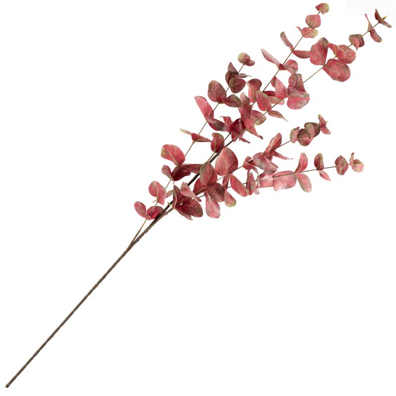 Kunstbloem eucalyptus burgundy