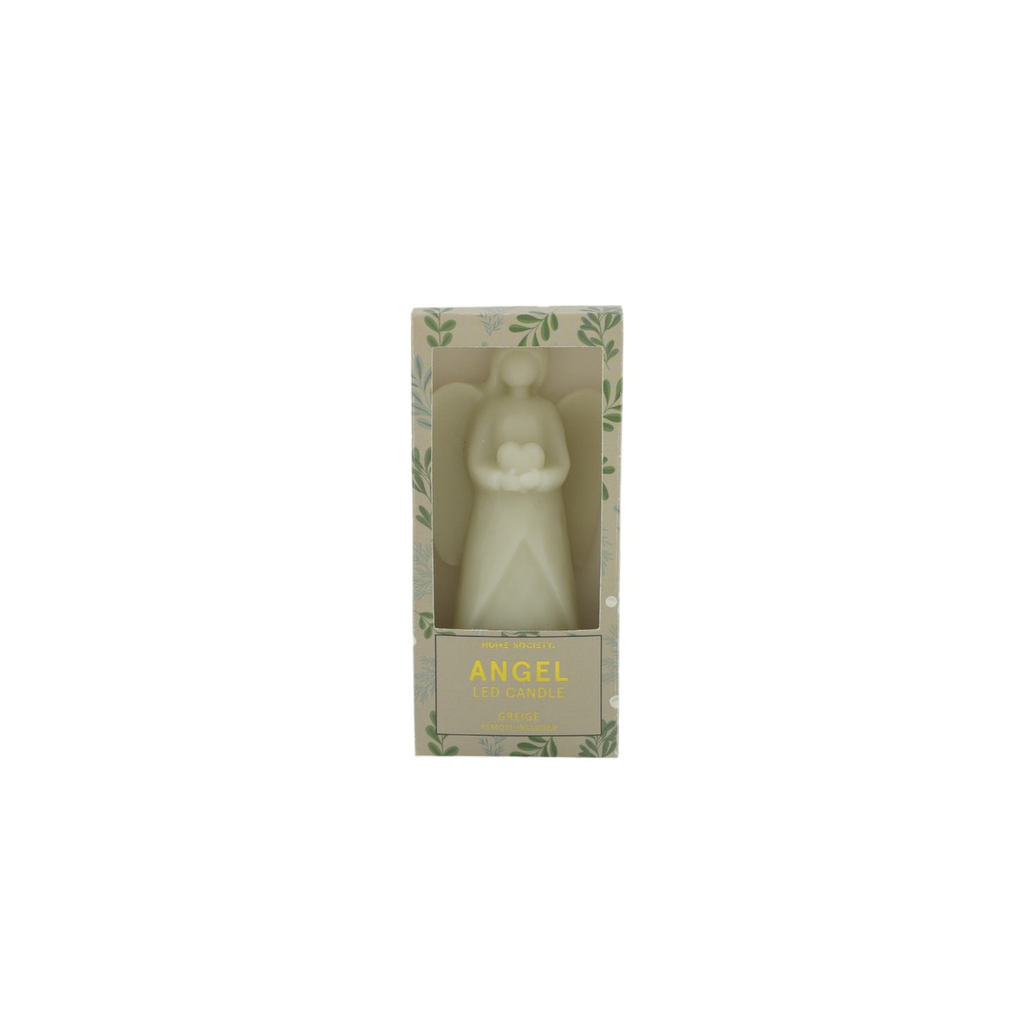 LED Kaars Angel S LED greige