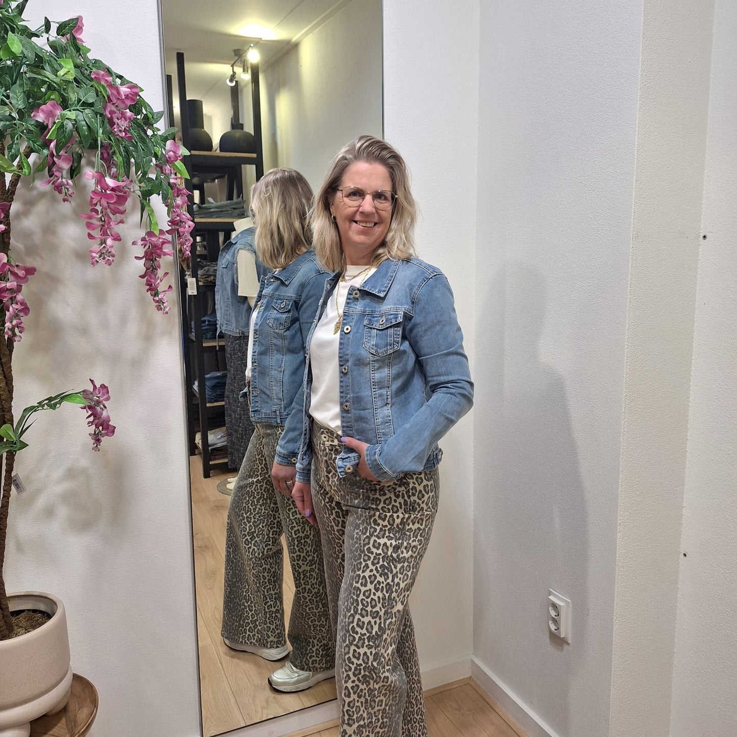 Laulia Luipaard jeans  Leopard