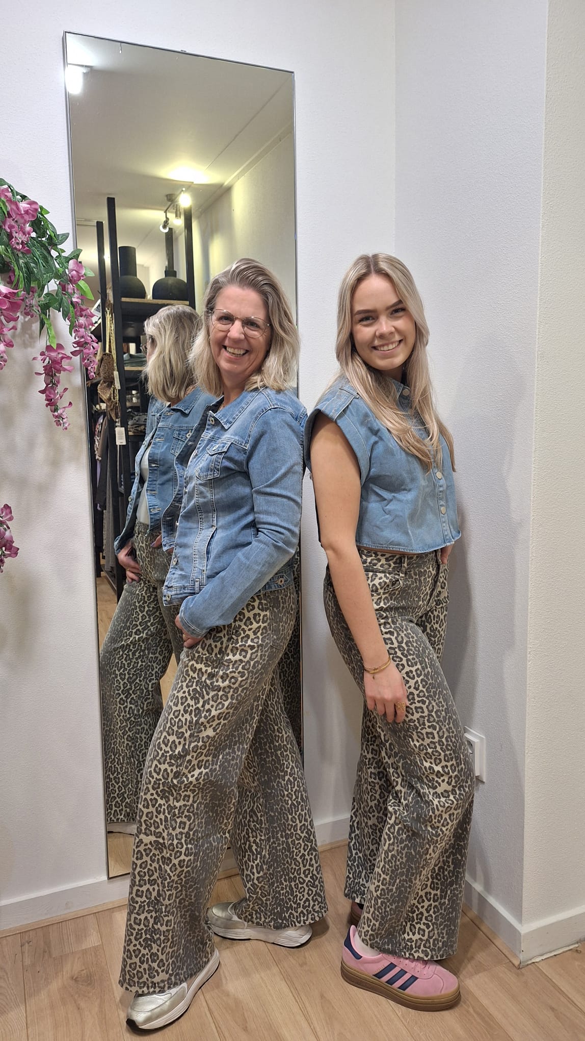 Laulia Luipaard jeans  Leopard