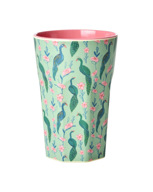 MelamineCupwithPeacockPowerPrinttall__1