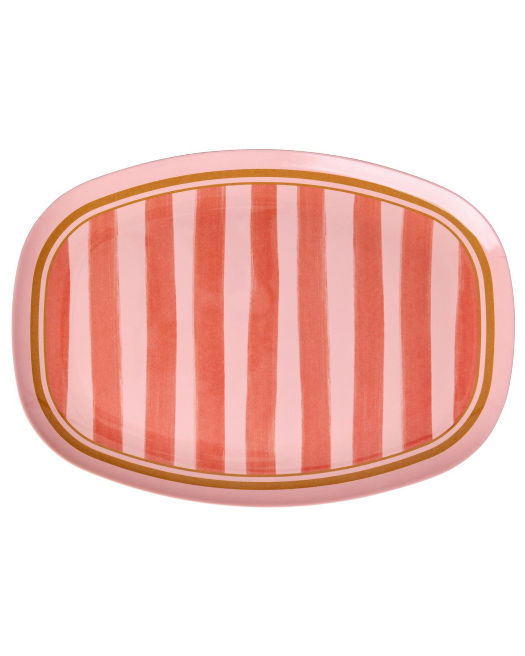 MelamineRectangularPlatewithOrganicStripesPrint__1