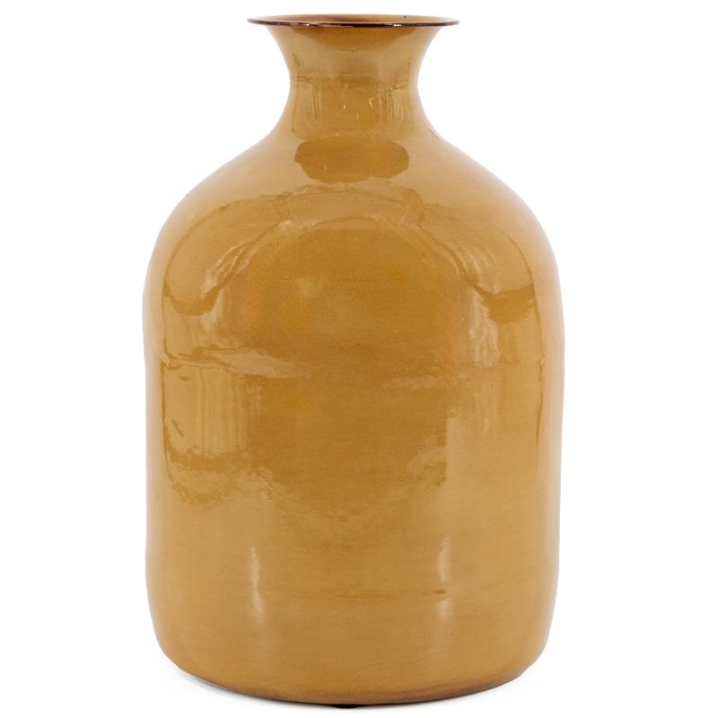 Metalen vaas Mustard