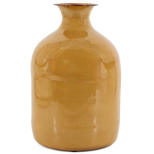 Metalen vaas Mustard