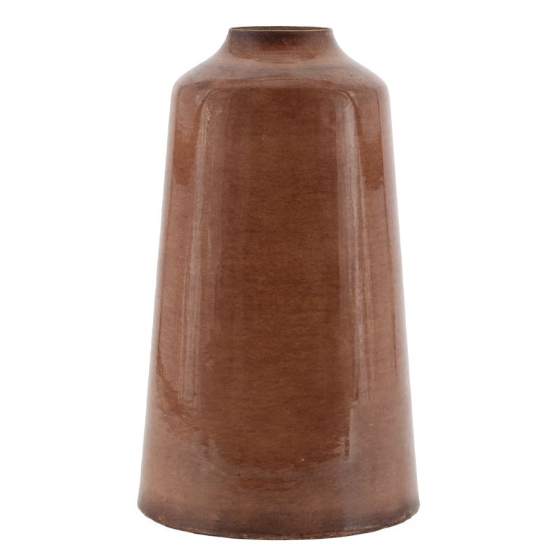 Metalen vaas amber XXL