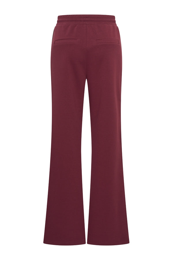 Mi Piace Sweat trousers contrast stripe Burgundy