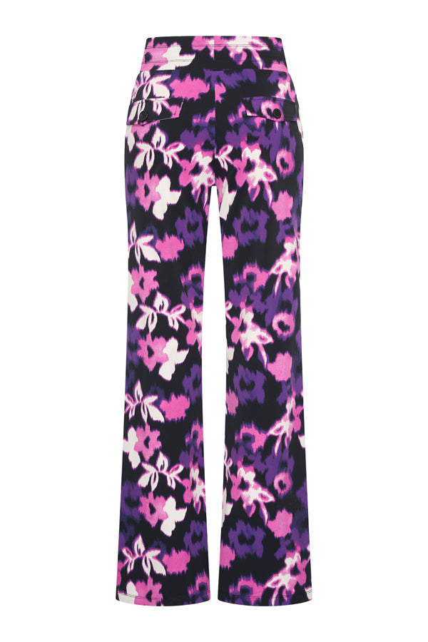 Mi Piace broek Rosie Faded flower Purple