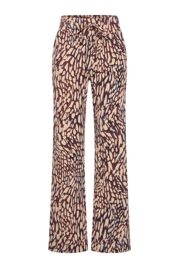 Mi Piace broek Rosie wijd Burgundy latte