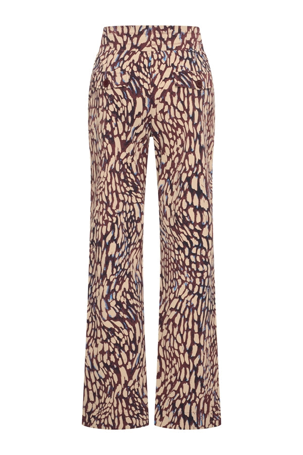 Mi Piace broek Rosie wijd Burgundy latte