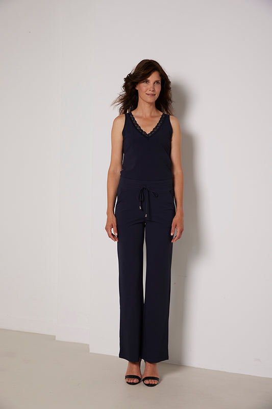 Mi Piace broek Rosie wijd Dark Blue