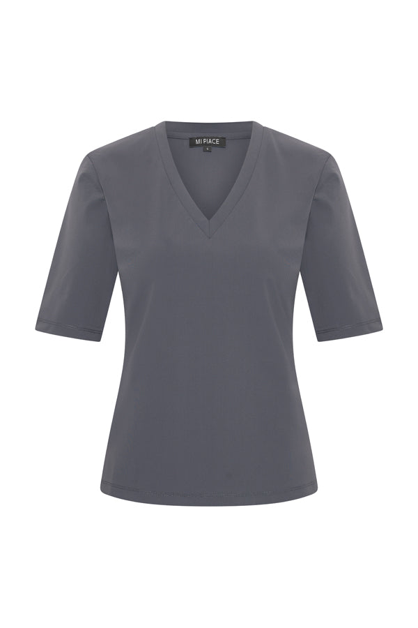 Mi piace Shirt Alexis Dark grey