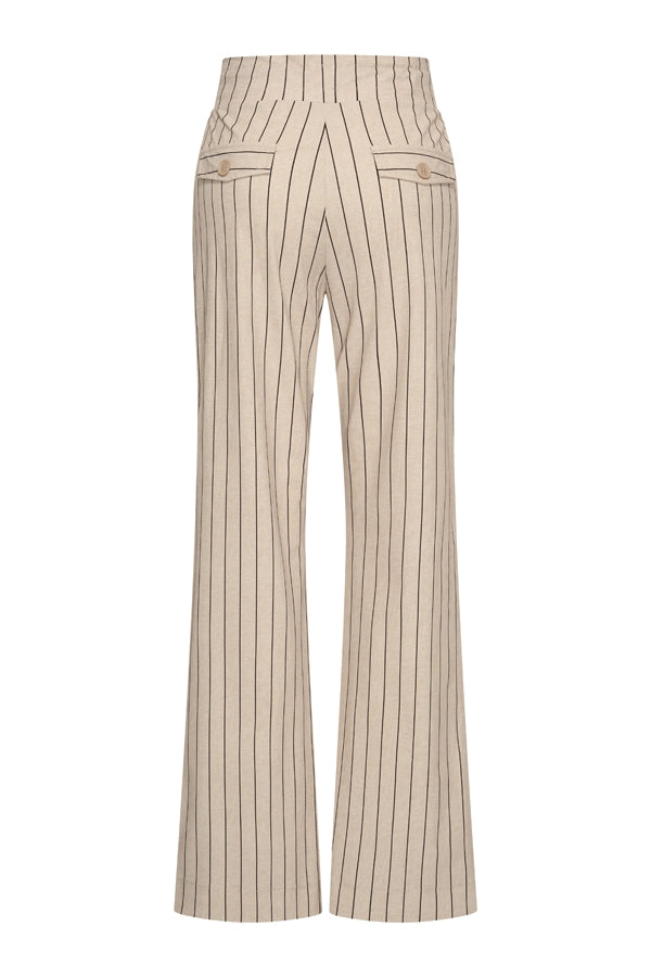 MipiaceTrousersStraightHeavyClassicStripePrintLatte__5